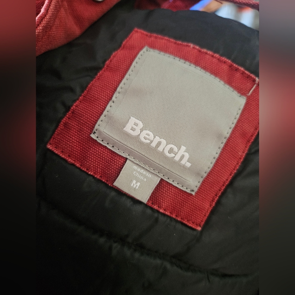 Red Canvas Bench Jacket - Picture 4 of 4